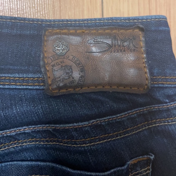 Y2K sliver blue jeans. Low wasted, boot cut, denim. - Picture 5 of 7